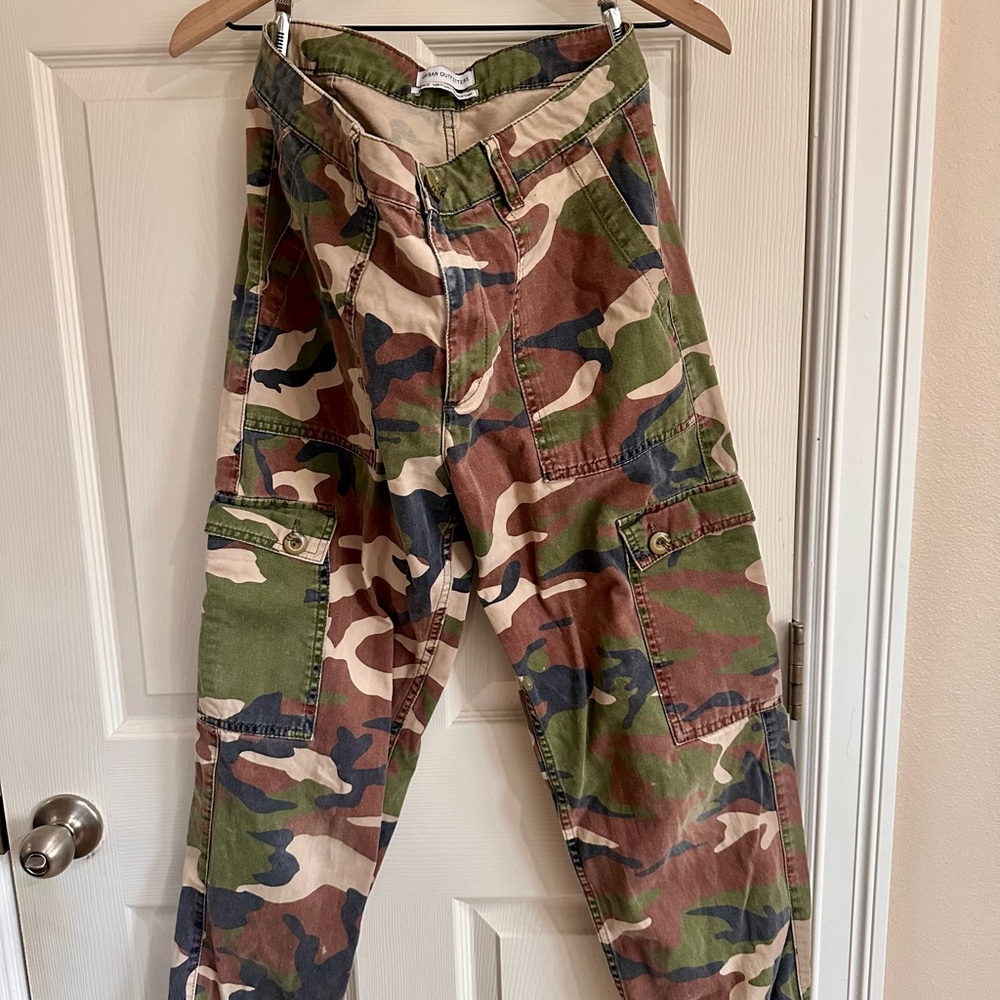 Urban Outfitters relaxed camo cargo pants